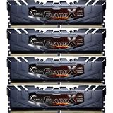 64GB G.Skill Flare X für AMD schwarz DDR4-2400 DIMM CL16 Quad Kit
