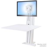 ERGOTRON WorkFit-SR 1 Monitor Sit-Stand Desktop Arbeitsstation 24Zoll