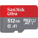 512GB SanDisk Ultra R100 microSDXC Kit, UHS-I U1, A1, Class 10