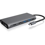 Icy Box Notebook Dockingstation USB-C -> 3x Videoaschnittstel