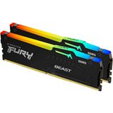 16GB Kingston FURY Beast RGB DDR5-6000 DIMM CL40 Dual Kit