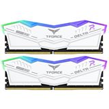 32GB TeamGroup T-Force Delta RGB weiß DDR5-6000 DIMM CL 38 Dual