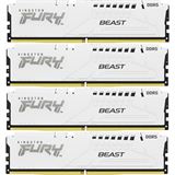 128GB Kingston FURY Beast weiß DDR5-5600 DIMM CL40 Quad Kit