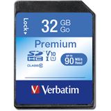32 GB Verbatim Premium SDHC Class 10 Bulk
