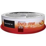 Sony DVD-RW 4.7 GB 25er Spindel (25DMW47SP)