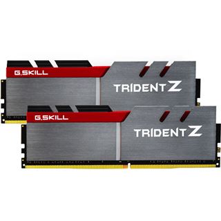 32GB G.Skill Trident Z silber/rot DDR4-3000 DIMM CL14 Dual Kit