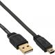 (€12,88*/1m) 0.50m InLine USB2.0 Anschlusskabel USB A Stecker