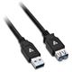 (€4,66*/1m) 2.00m V7 USB3.0 Adapterkabel USB A Stecker auf USB A