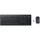 Fujitsu LX410 Wireless Keyboard Set schwarz, USB, DE Layout