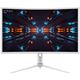 32" (81,28cm) LC-Power Curved LC-M32-QHD-165-C-K weiss 2560x1440