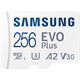 256GB SAMSUNG EVO Plus microSDXC UHS-I U3 130MB/s Full HD & 4K