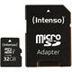 32GB Intenso SD MicroSD Card SD-HC UHS-I inkl. SD- Adapter retail