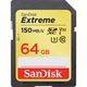 64GB Sandisk SDXC Extreme 170MB/80MB