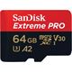 64GB Sandisk GB MicroSDXC Extreme PRO R200/W90