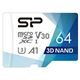 64GB Silicon Power memory card Superior Pro Micro SDXC UHS-I U3 V30
