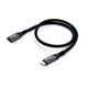 1.00m Equip USB Kabel 3.2 C -> C Verl. St/St 1.00m 5A sw
