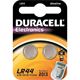 Duracell LR44 Alkaline Knopfzellen Batterie 1.5 V 2er Pack